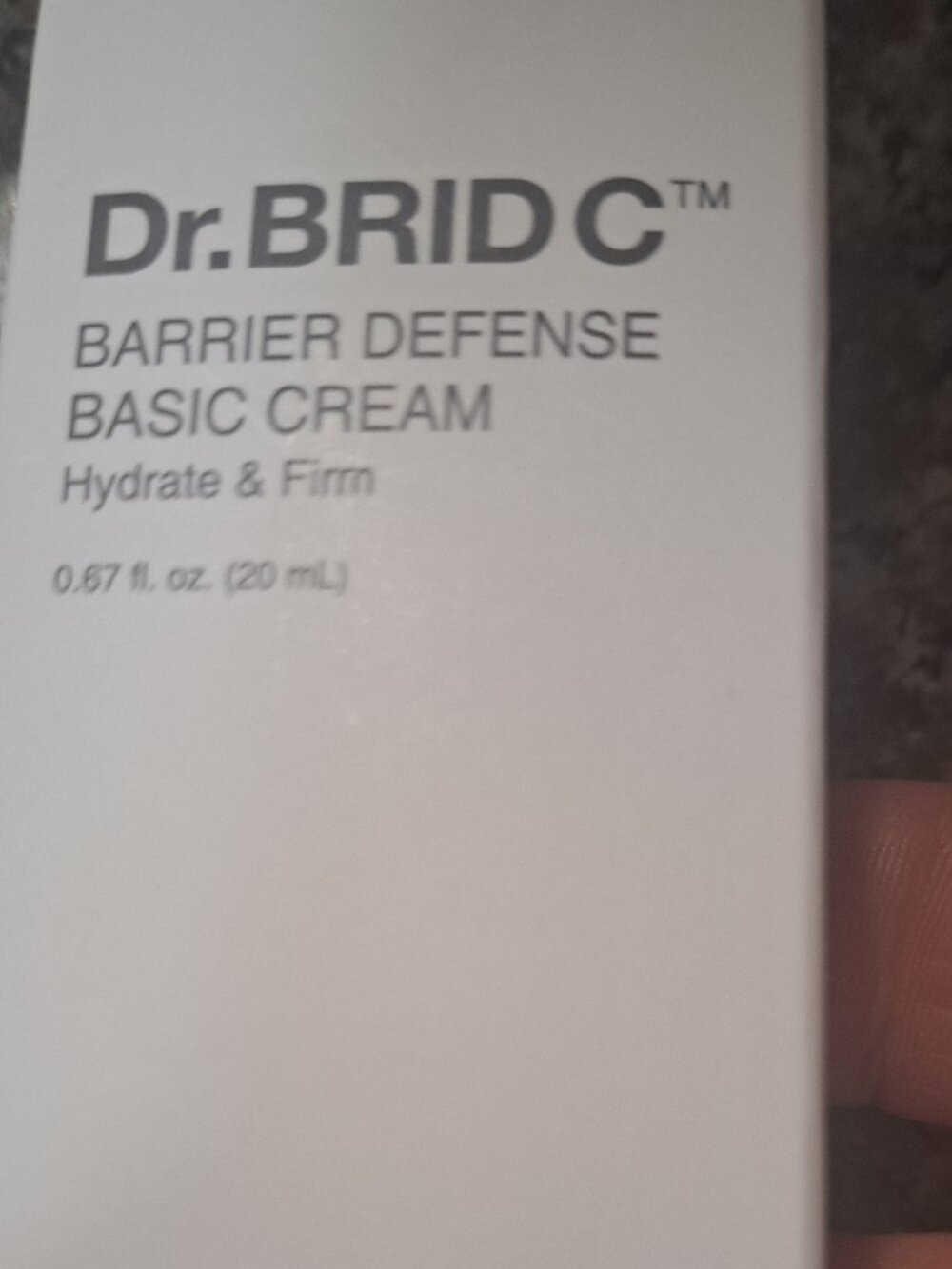 DR. BRID C BARRIER DEFENSE BASIC CREAM-HYDRATE & FIRM